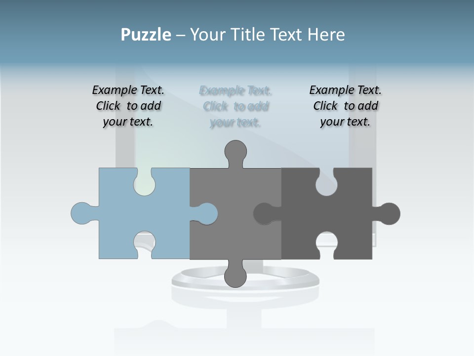 Computer Monitor Flat Monitor PowerPoint Template