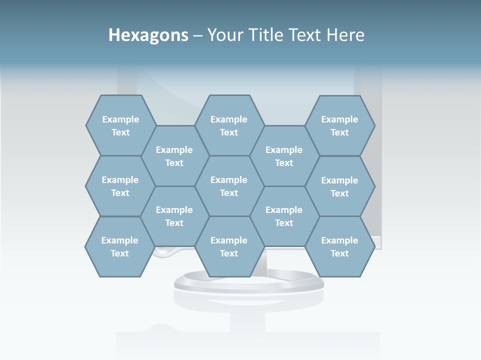 Computer Monitor Flat Monitor PowerPoint Template