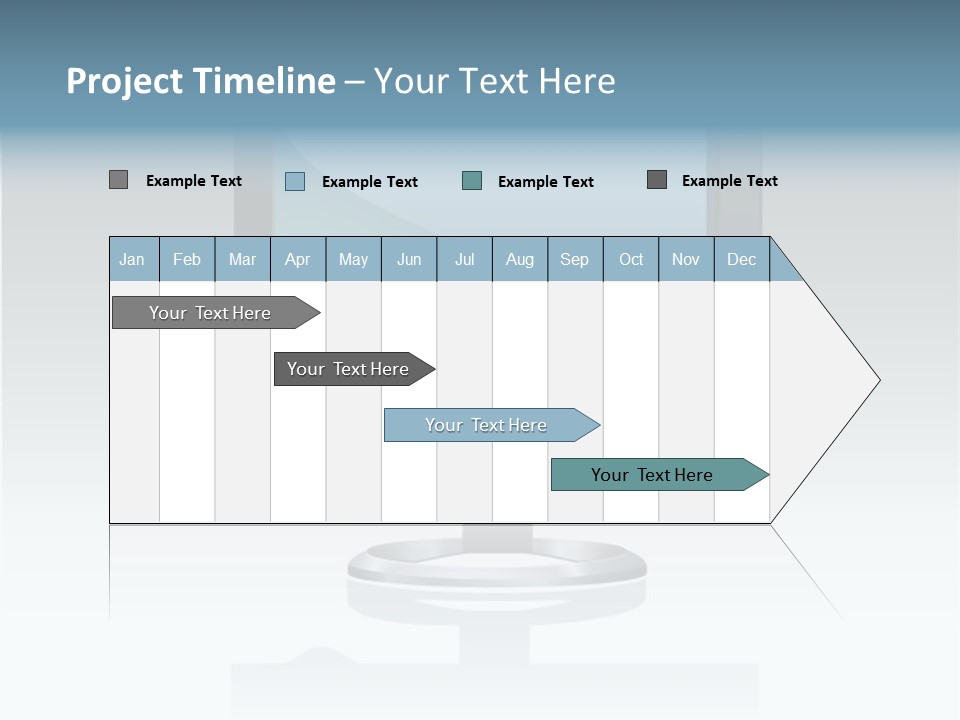 Computer Monitor Flat Monitor PowerPoint Template