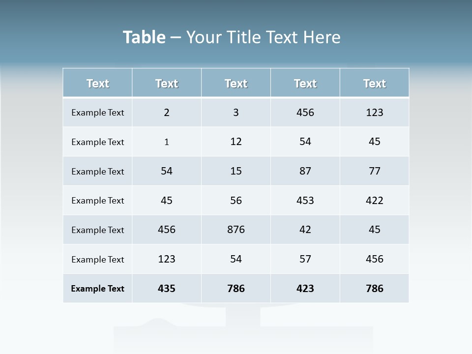 Computer Monitor Flat Monitor PowerPoint Template