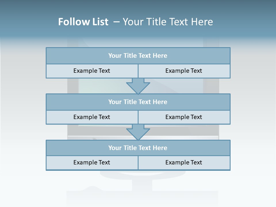 Computer Monitor Flat Monitor PowerPoint Template