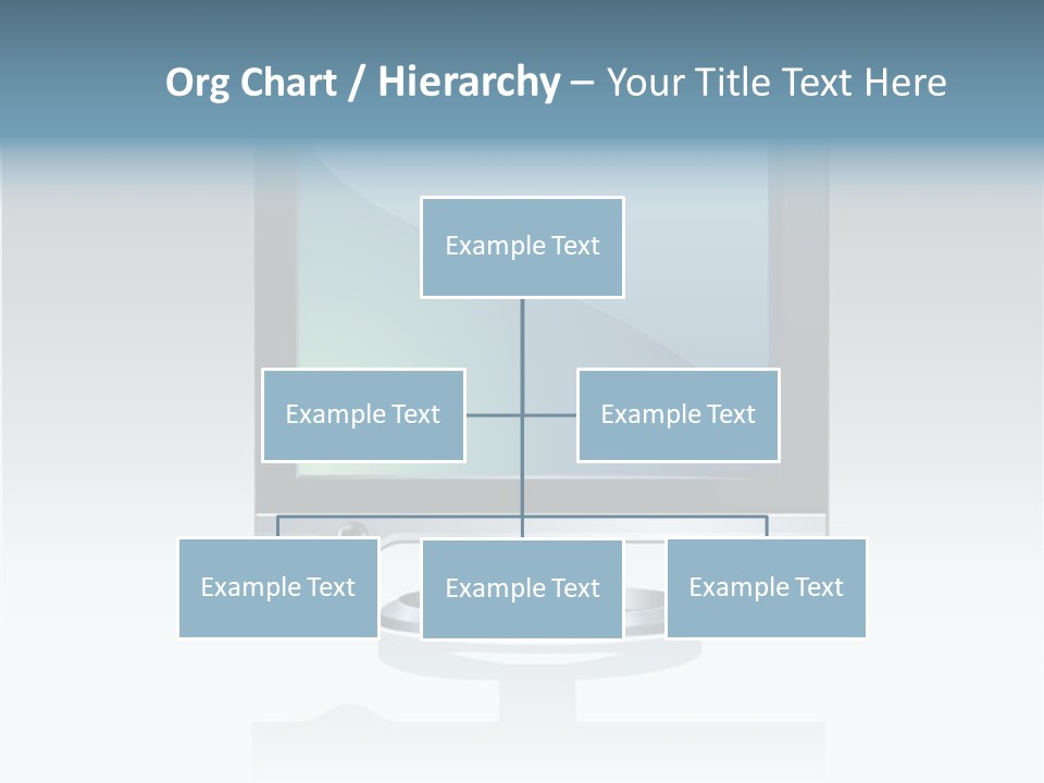 Computer Monitor Flat Monitor PowerPoint Template