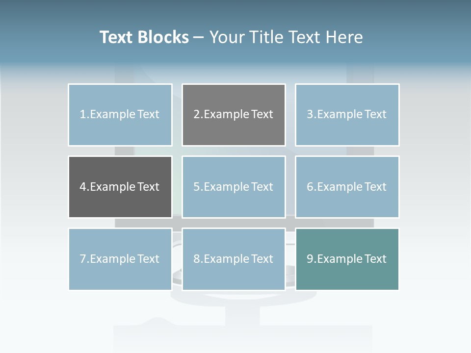 Computer Monitor Flat Monitor PowerPoint Template