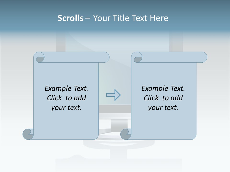 Computer Monitor Flat Monitor PowerPoint Template