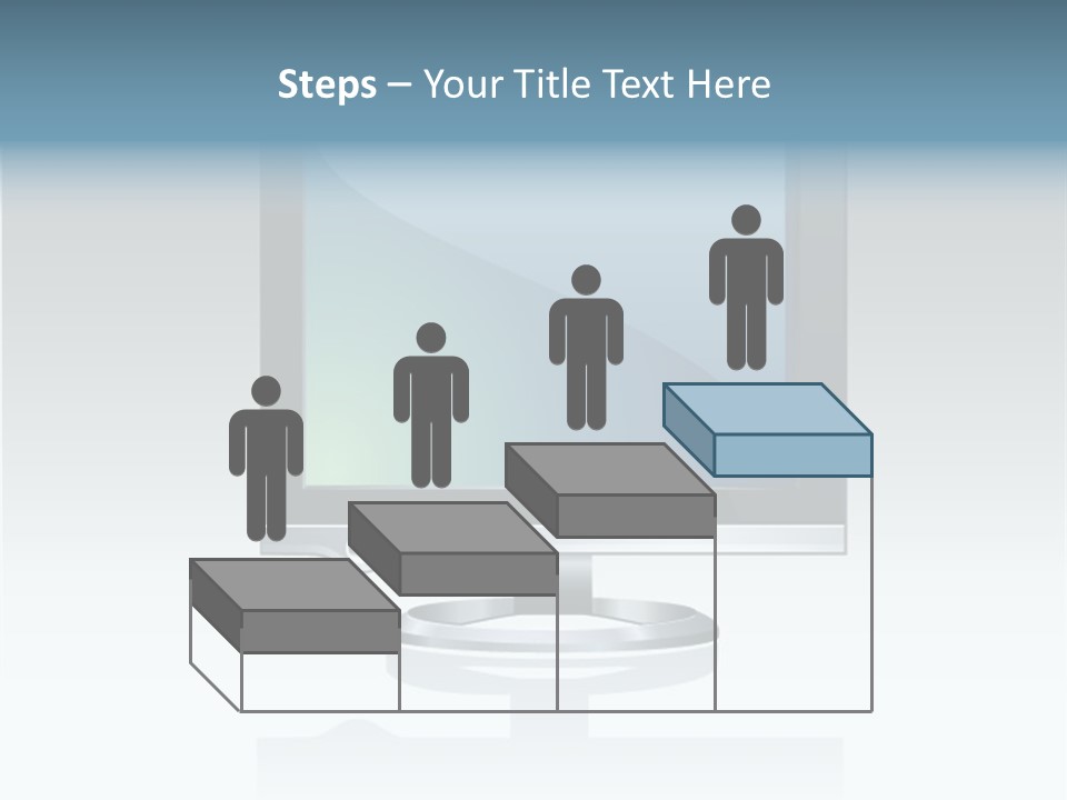 Computer Monitor Flat Monitor PowerPoint Template