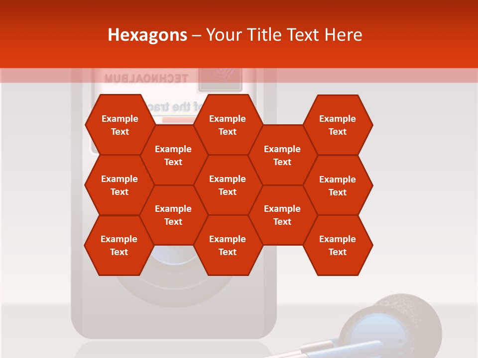 Stereo Music Track PowerPoint Template