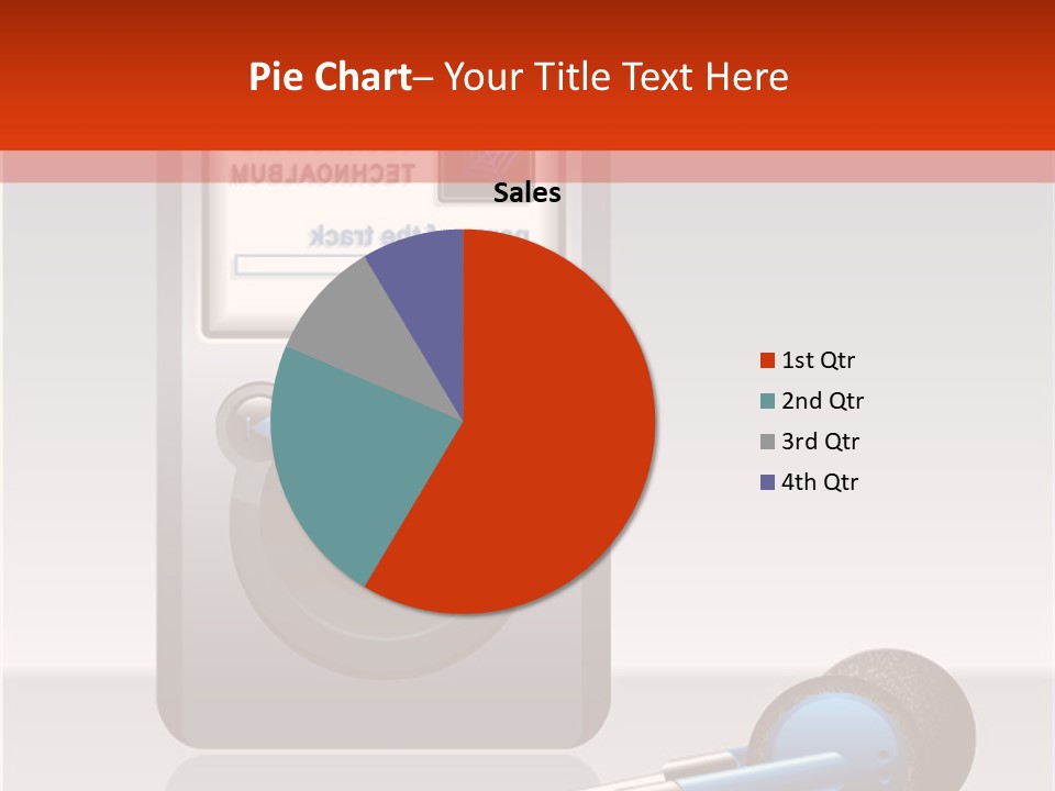 Stereo Music Track PowerPoint Template