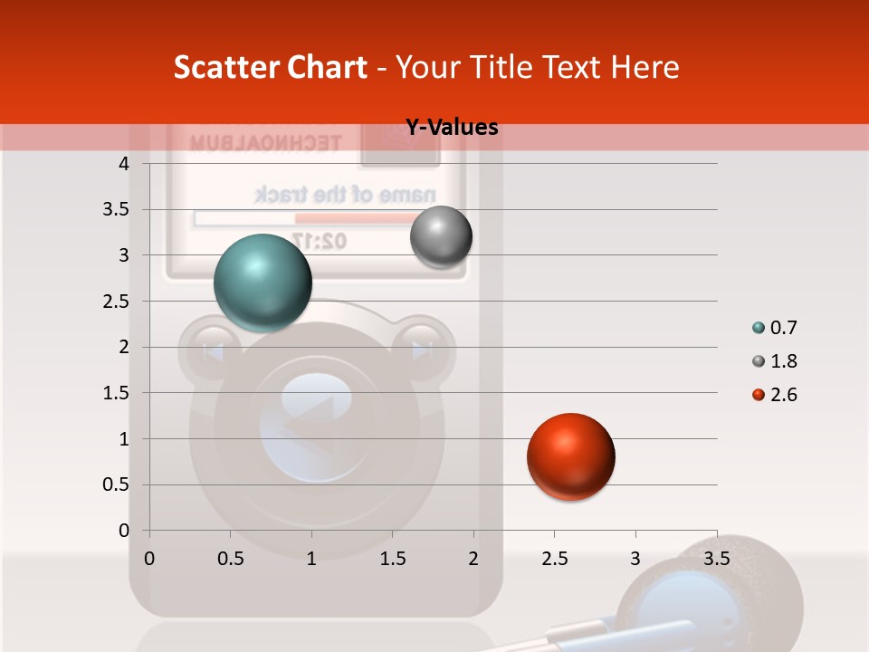 Stereo Music Track PowerPoint Template