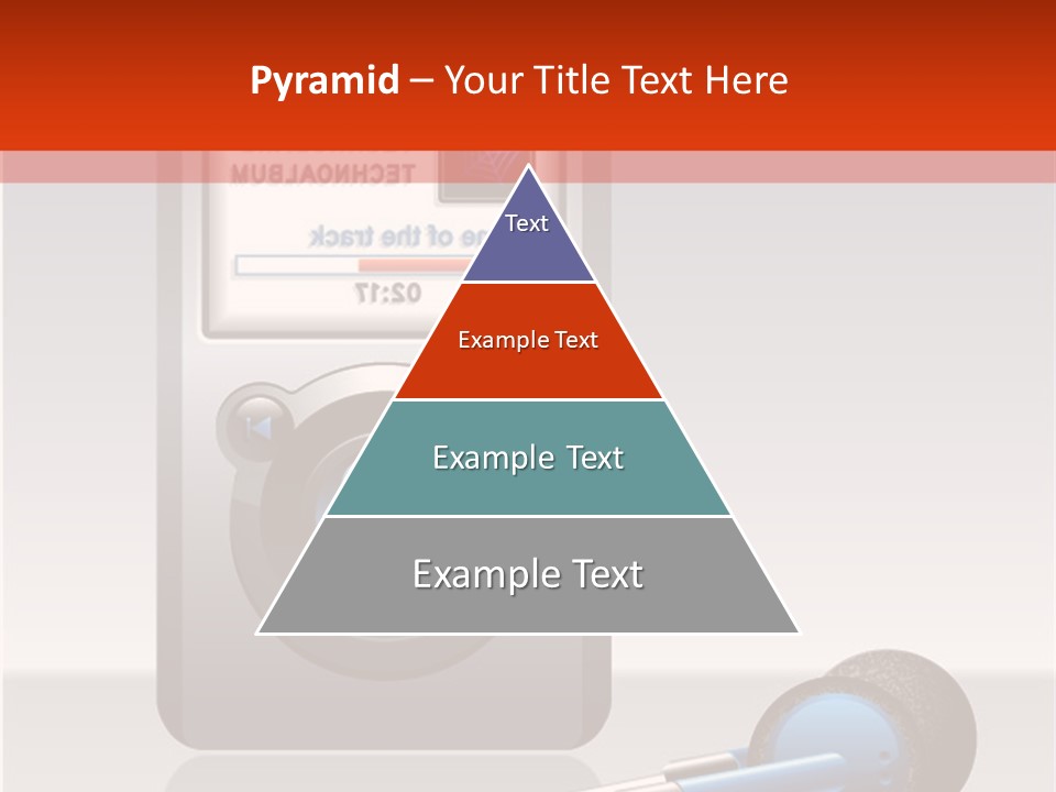 Stereo Music Track PowerPoint Template