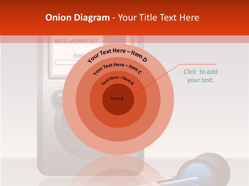 Stereo Music Track PowerPoint Template