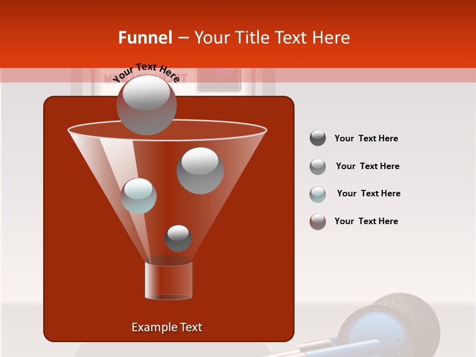Stereo Music Track PowerPoint Template