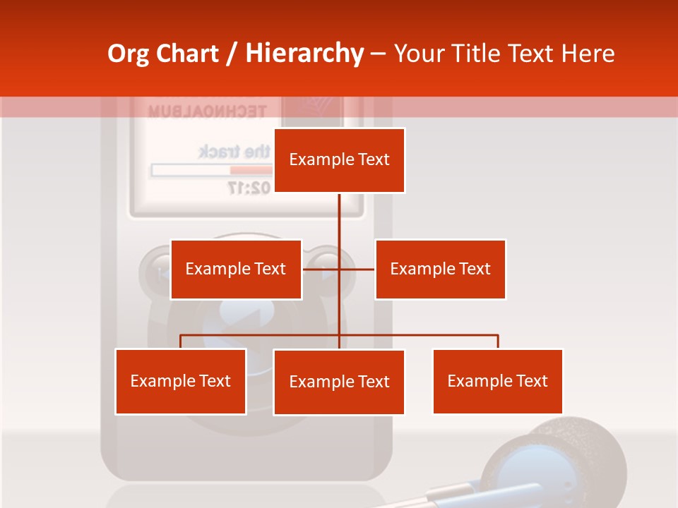 Stereo Music Track PowerPoint Template