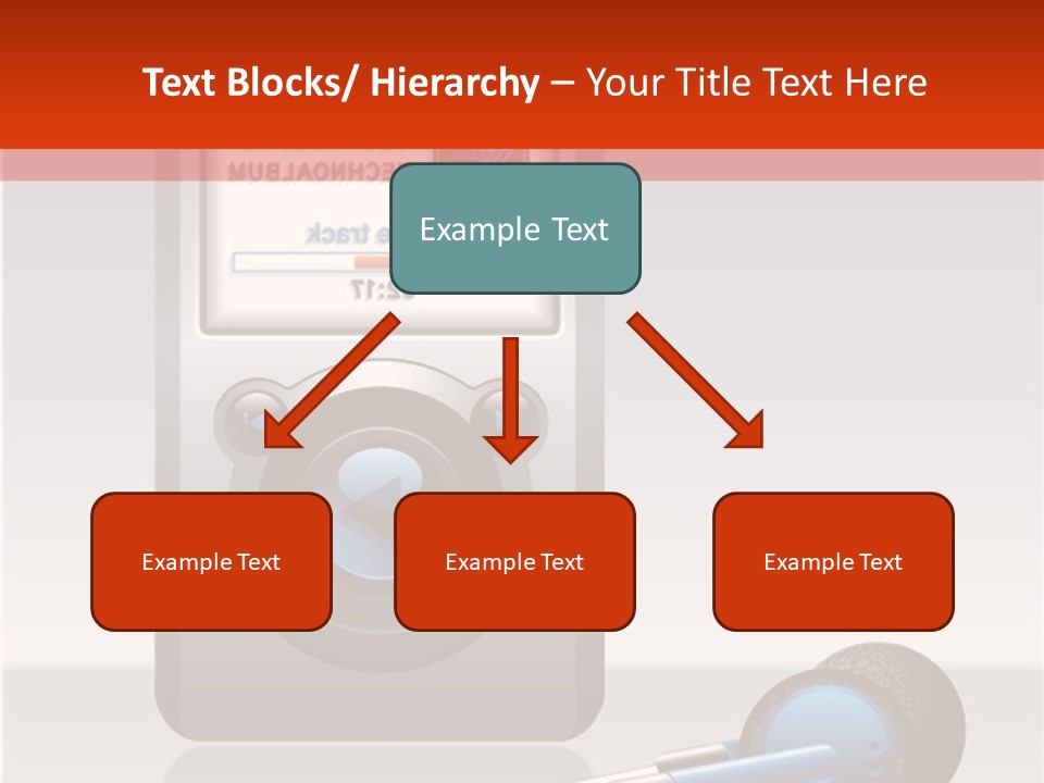 Stereo Music Track PowerPoint Template