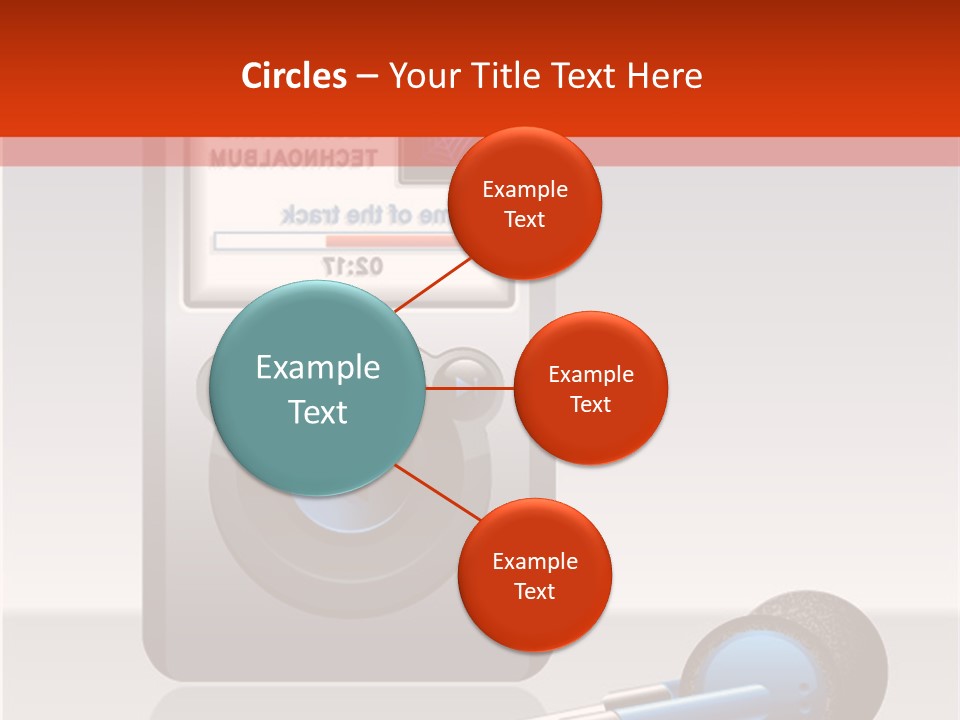 Stereo Music Track PowerPoint Template