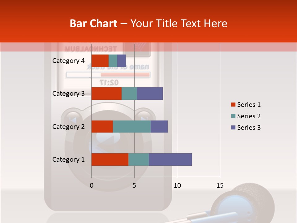 Stereo Music Track PowerPoint Template