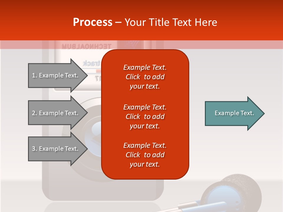 Stereo Music Track PowerPoint Template