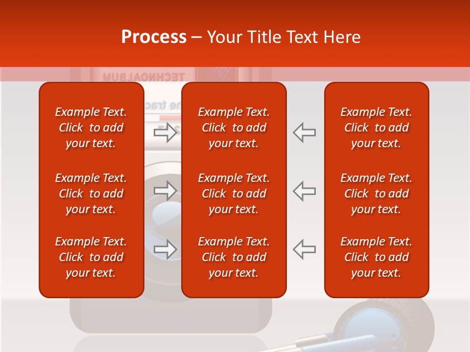 Stereo Music Track PowerPoint Template