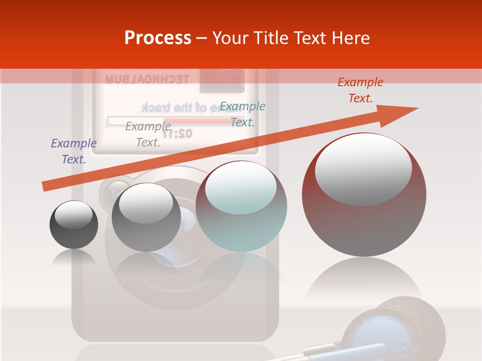 Stereo Music Track PowerPoint Template