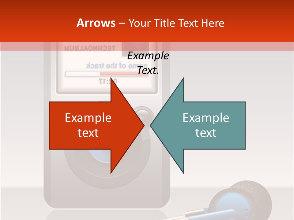 Stereo Music Track PowerPoint Template