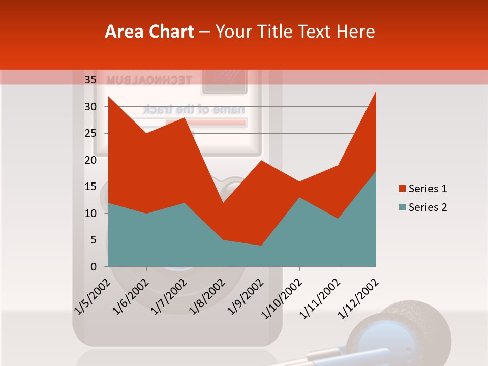 Stereo Music Track PowerPoint Template