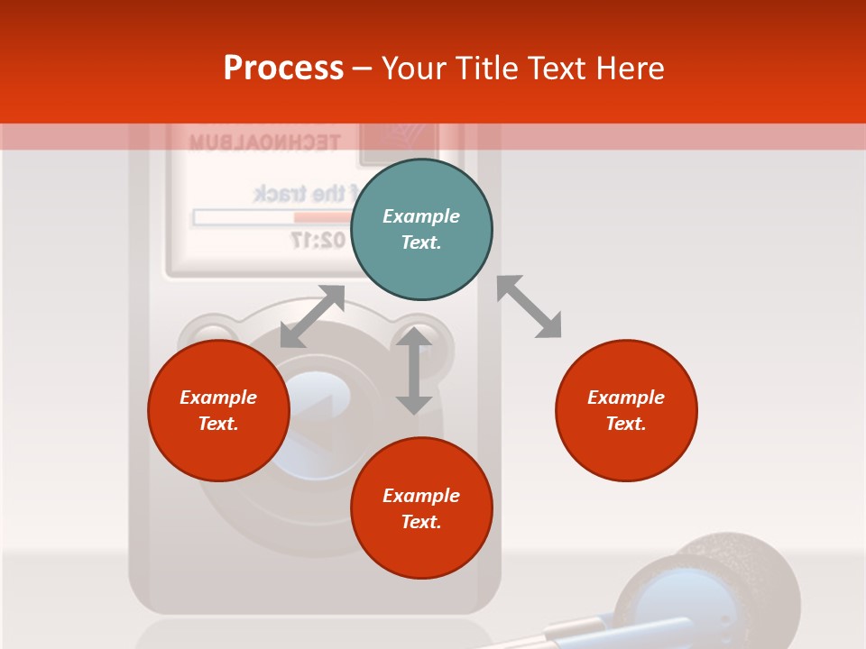Stereo Music Track PowerPoint Template