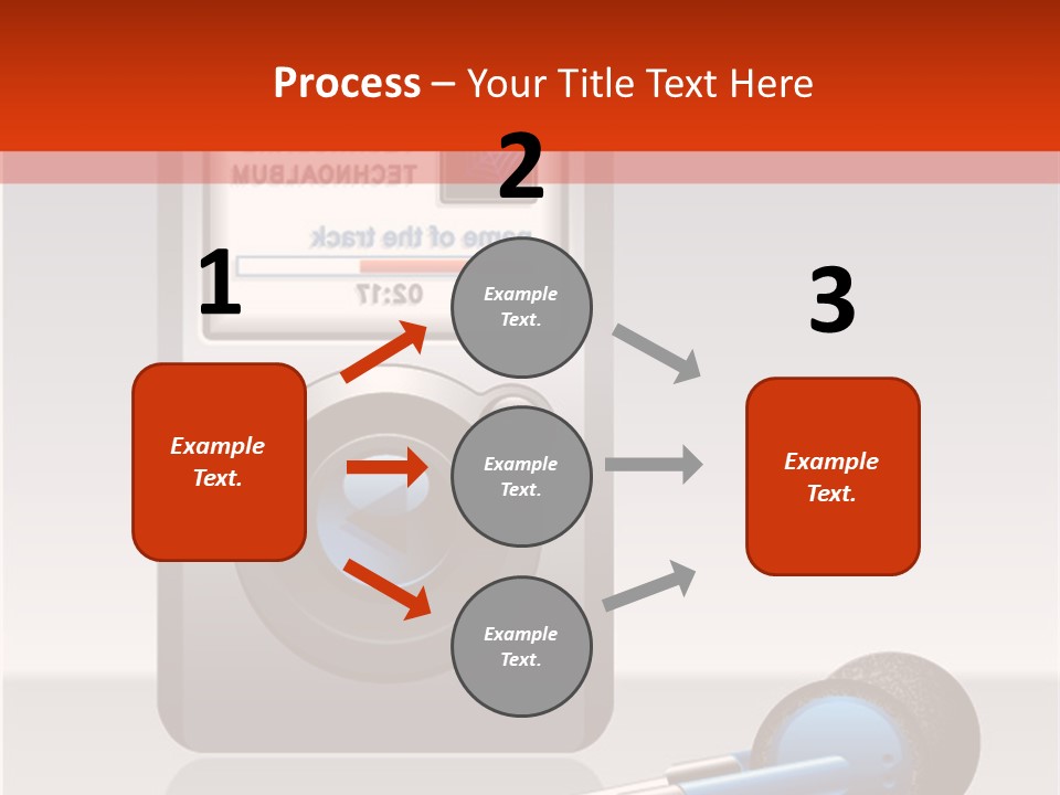 Stereo Music Track PowerPoint Template
