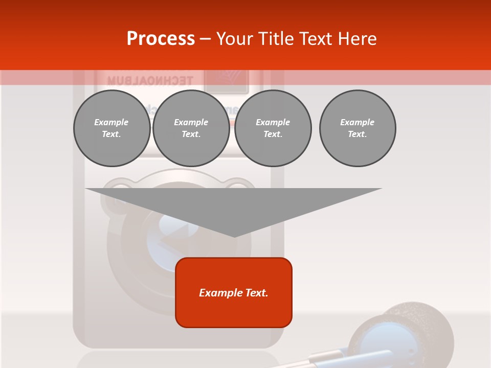 Stereo Music Track PowerPoint Template