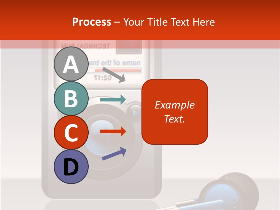 Stereo Music Track PowerPoint Template