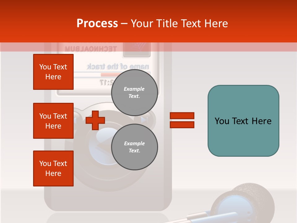 Stereo Music Track PowerPoint Template