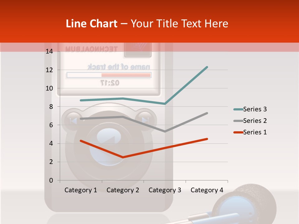 Stereo Music Track PowerPoint Template