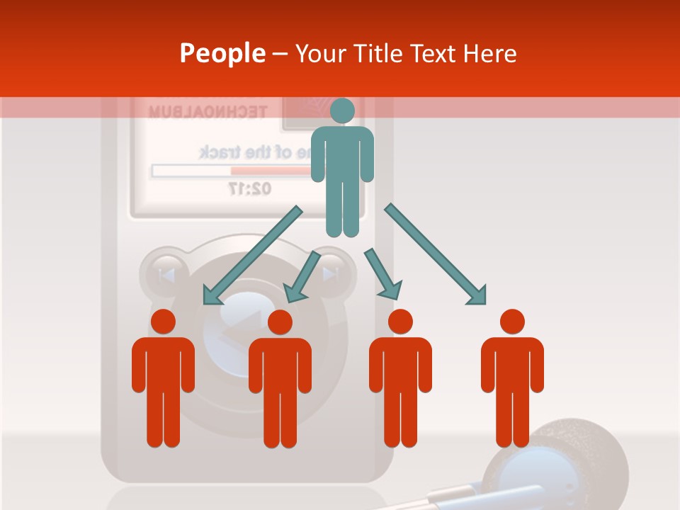 Stereo Music Track PowerPoint Template