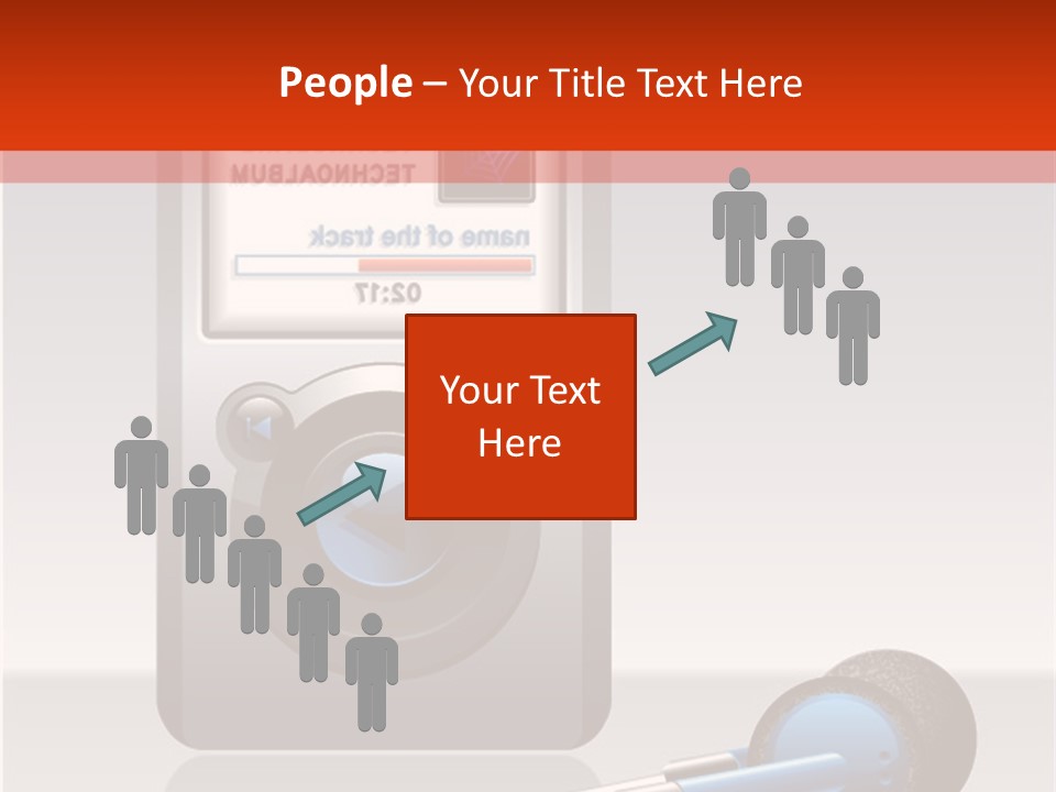 Stereo Music Track PowerPoint Template
