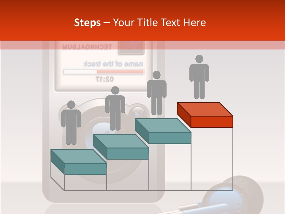 Stereo Music Track PowerPoint Template