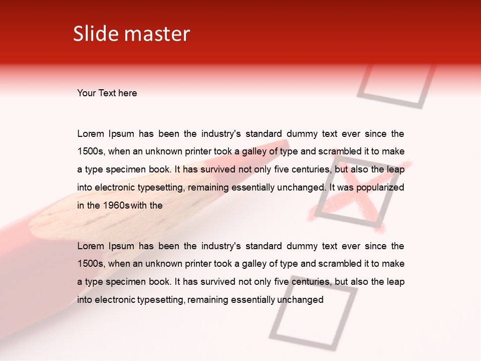 Decoration Caucasian Variety PowerPoint Template