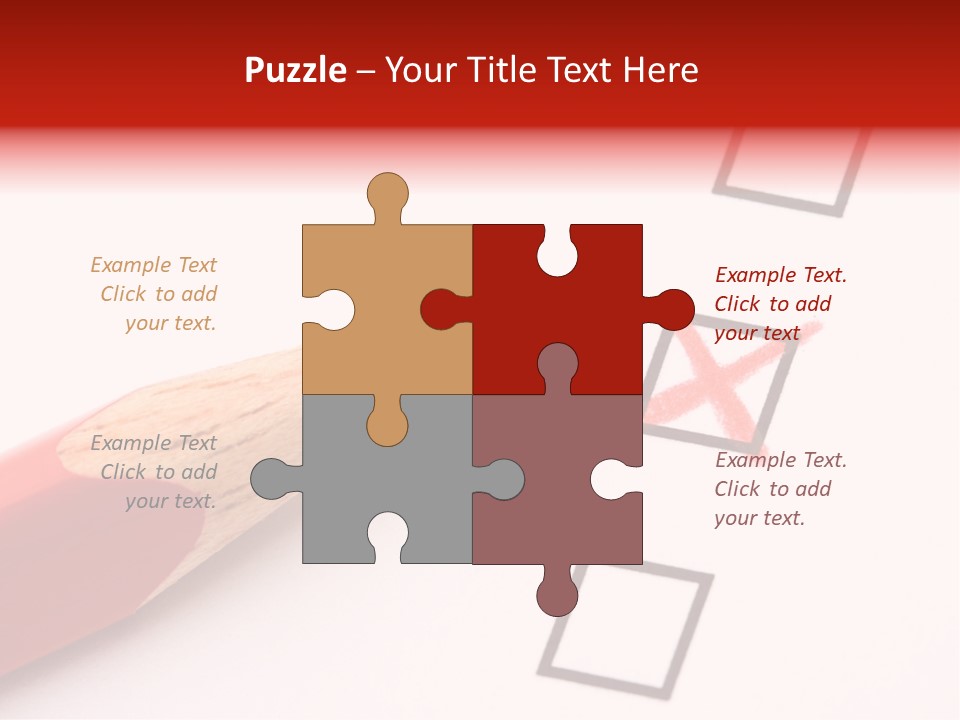 Decoration Caucasian Variety PowerPoint Template