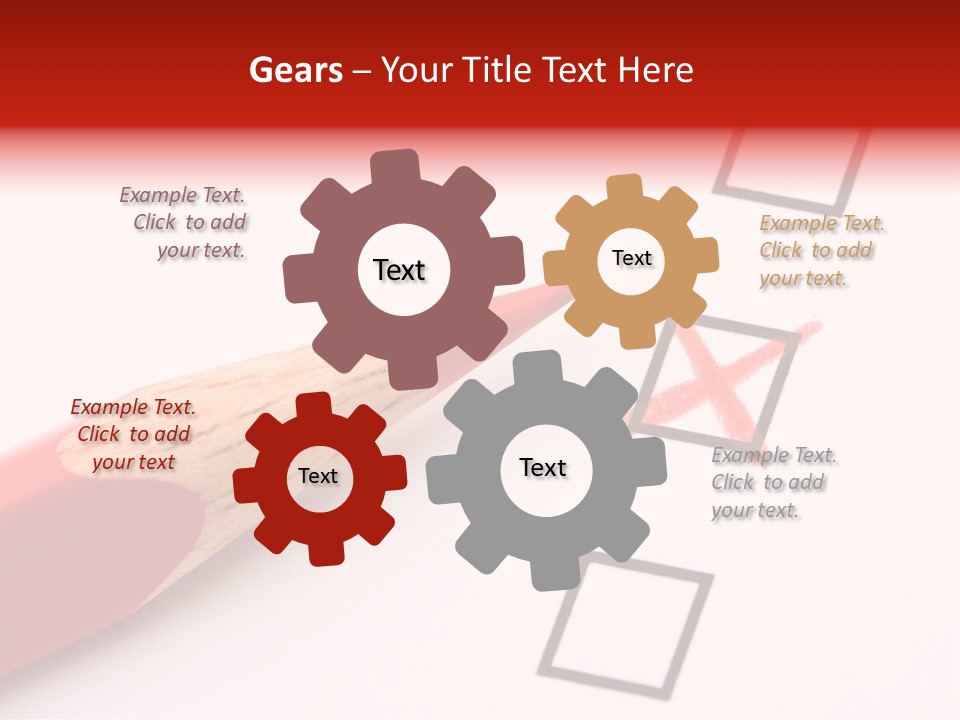 Decoration Caucasian Variety PowerPoint Template