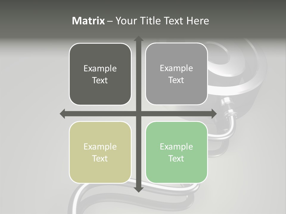 Trance Treble Blots PowerPoint Template