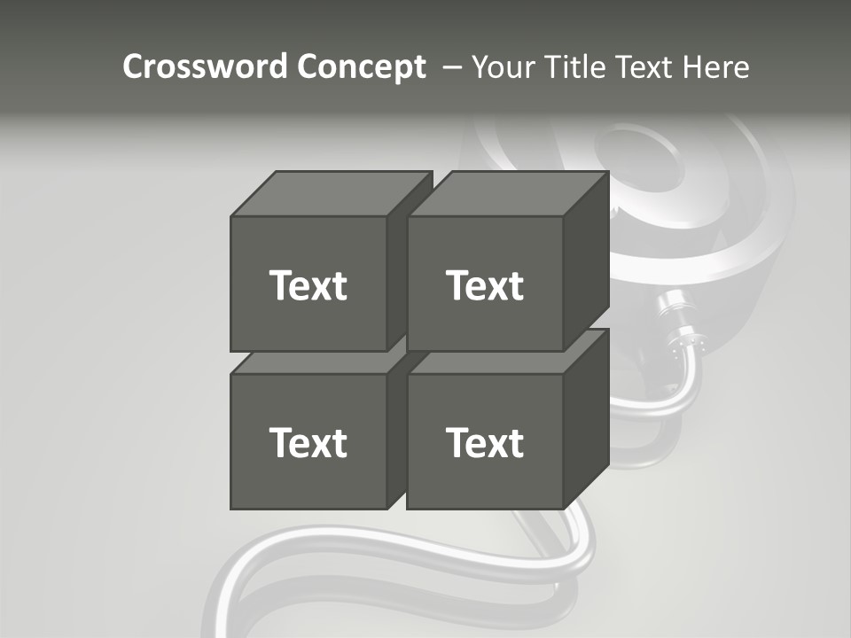 Trance Treble Blots PowerPoint Template