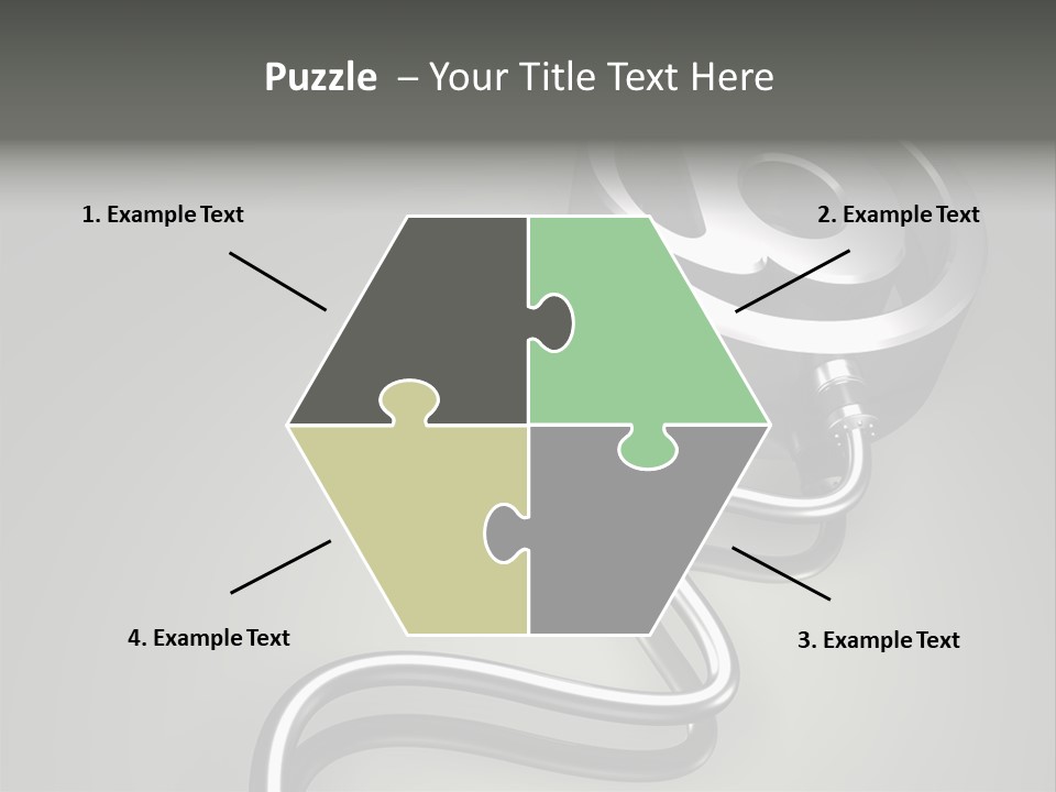 Trance Treble Blots PowerPoint Template