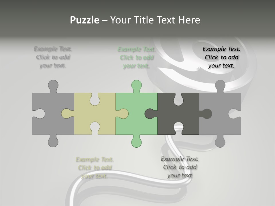 Trance Treble Blots PowerPoint Template