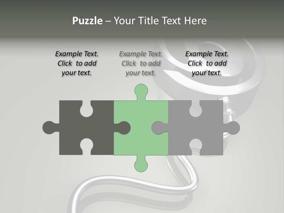 Trance Treble Blots PowerPoint Template