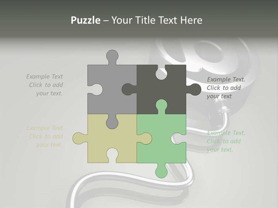 Trance Treble Blots PowerPoint Template