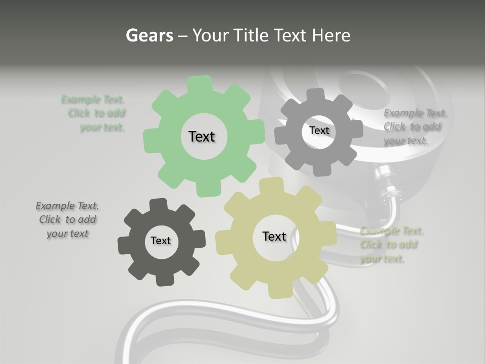 Trance Treble Blots PowerPoint Template