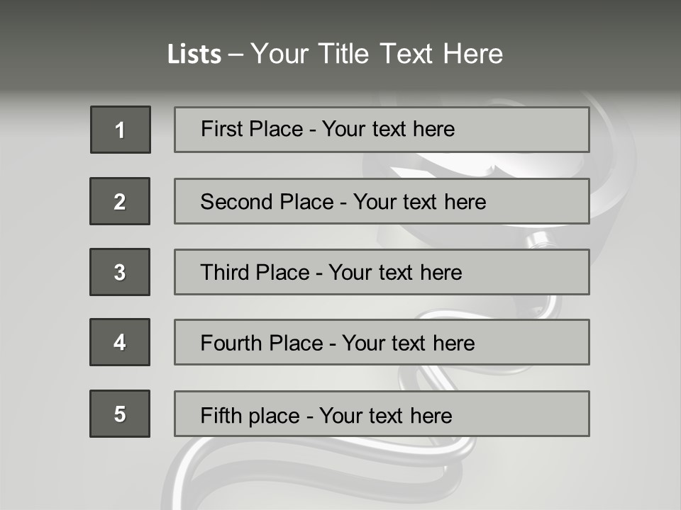 Trance Treble Blots PowerPoint Template
