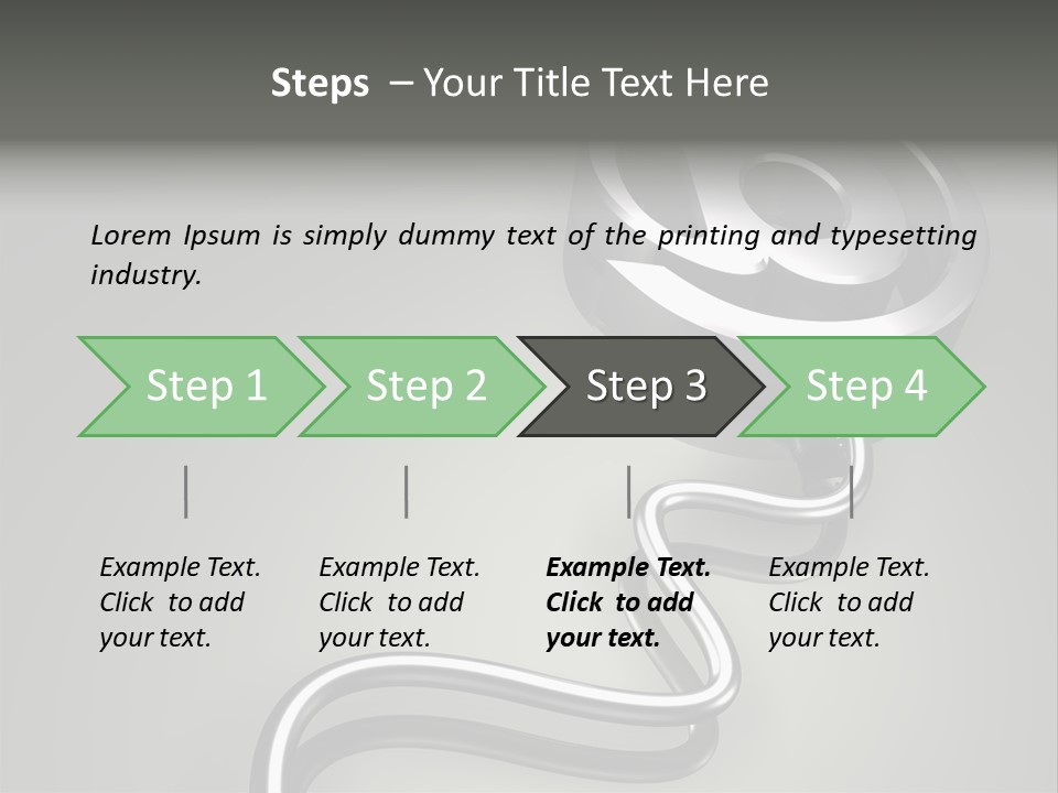 Trance Treble Blots PowerPoint Template
