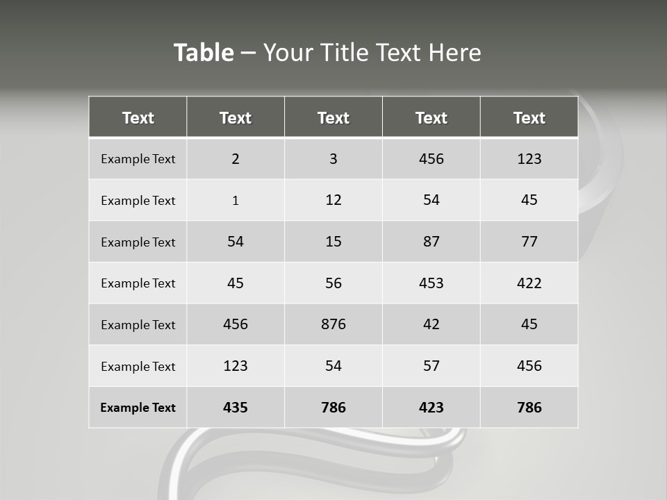Trance Treble Blots PowerPoint Template