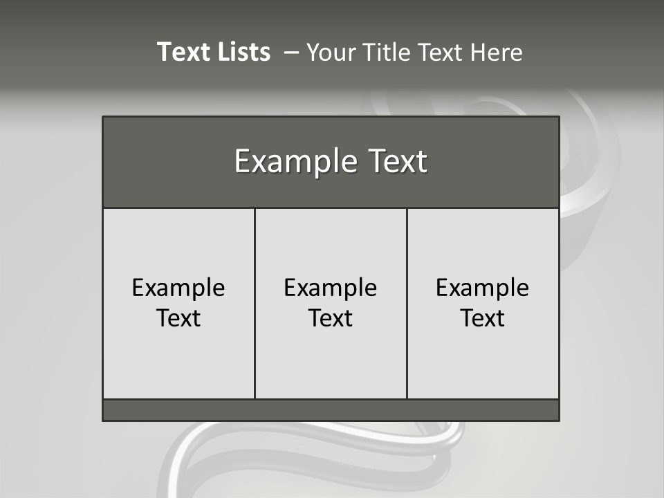 Trance Treble Blots PowerPoint Template