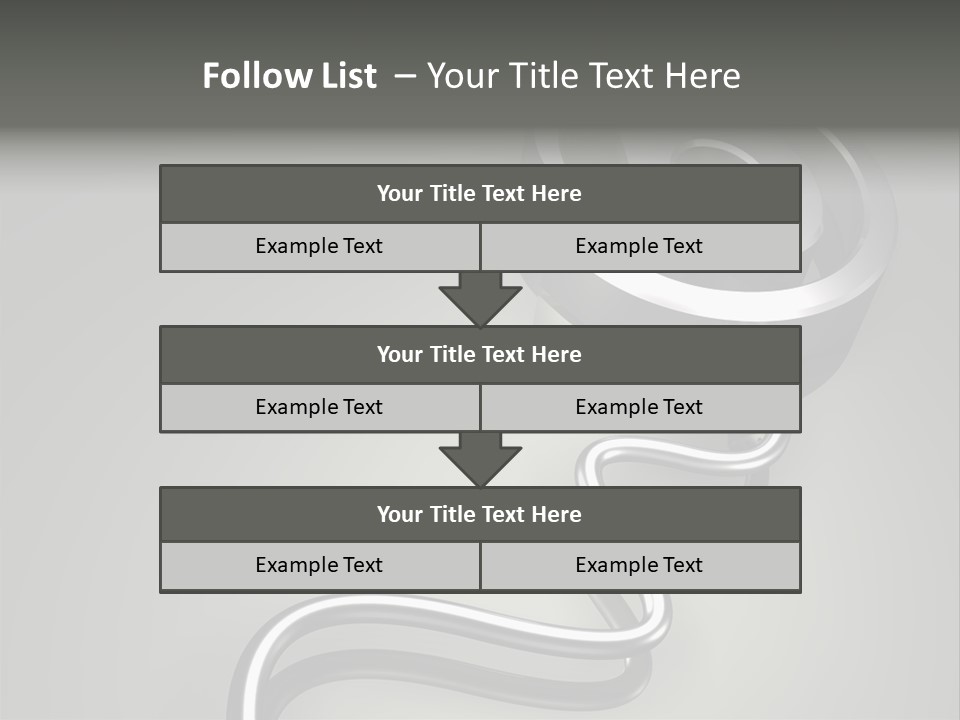 Trance Treble Blots PowerPoint Template