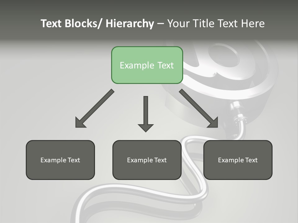 Trance Treble Blots PowerPoint Template