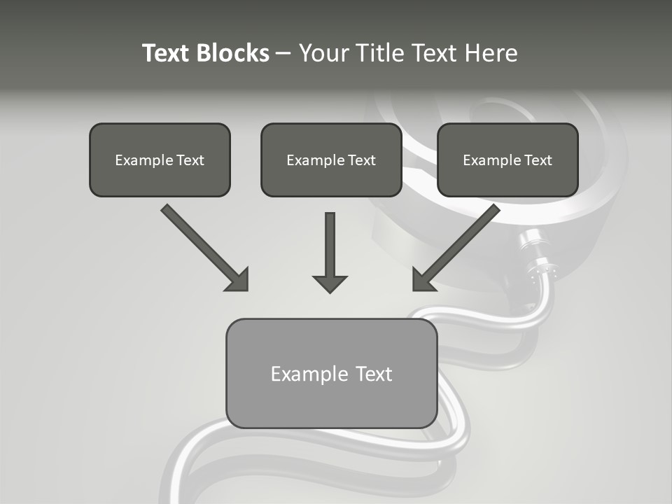 Trance Treble Blots PowerPoint Template